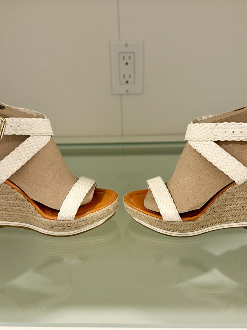 Steve Madden Women's Double Ankle Strap Espadrilles Size 7.5